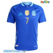 Camisa de time de futebol Argentina Rodrigo De Paul #7 Replicas 2º Equipamento Copa America 2024 Manga Curta